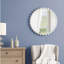 Miroir mural en métal avec détails perlés-1025554951-1025554944