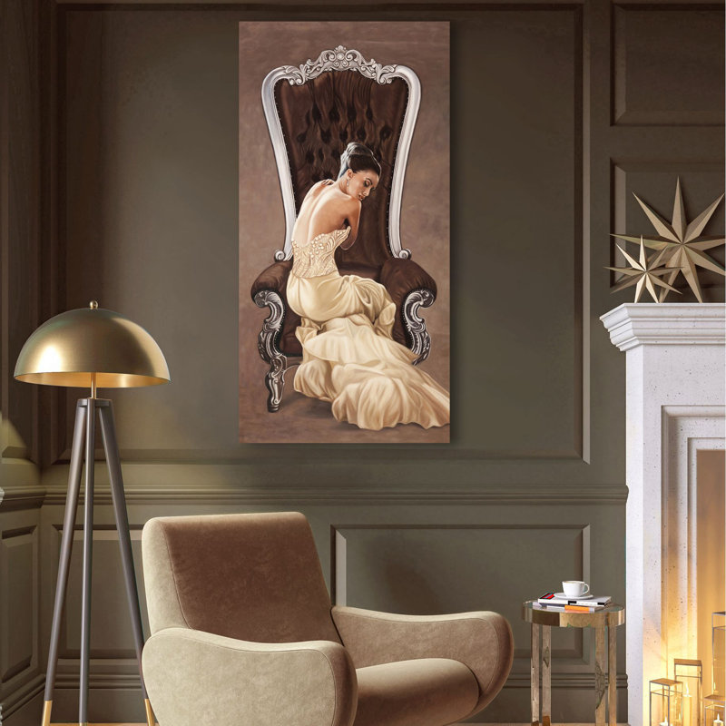 Beautiful Queen I by Pierre Benson - Wrapped Canvas Print, 70cm H x 35cm W x 4cm D