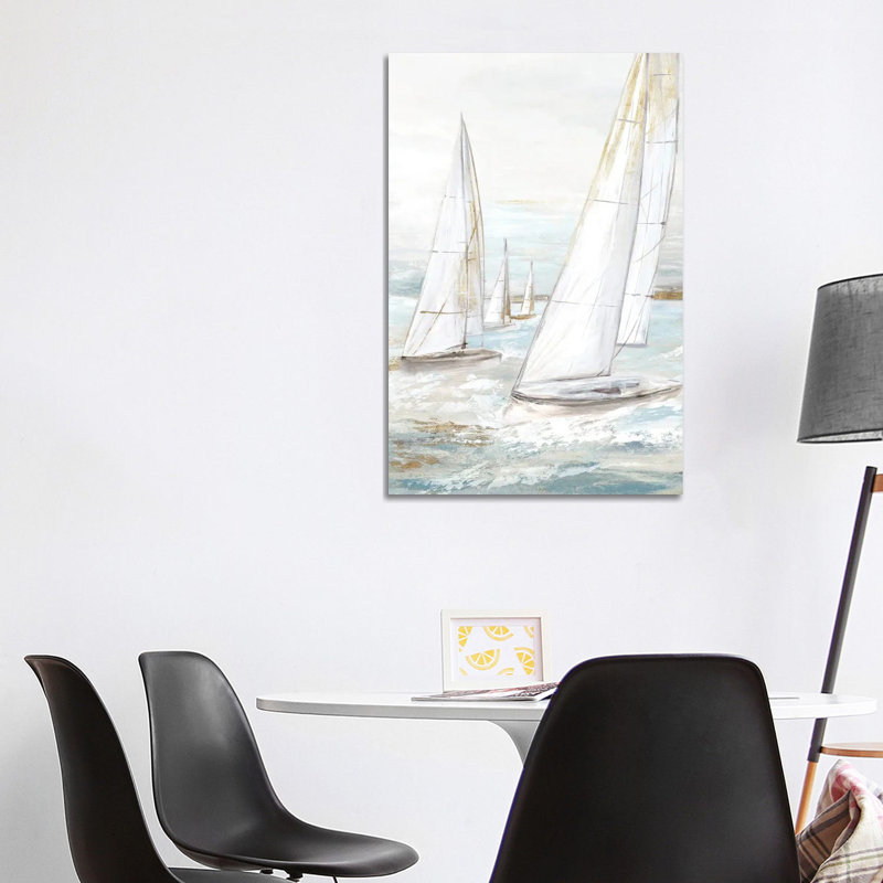 Windswept Sails II 1 Piece Wrapped Canvas Painting, 101.6 cm H x 66.04 cm W x 3.175 cm D
