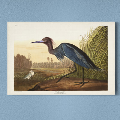 « Pl 307 bleu Crane » ou « impression sur toile tendue »