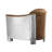 Paynesville Tufted Genuine Leather Accent Armchair-234935655