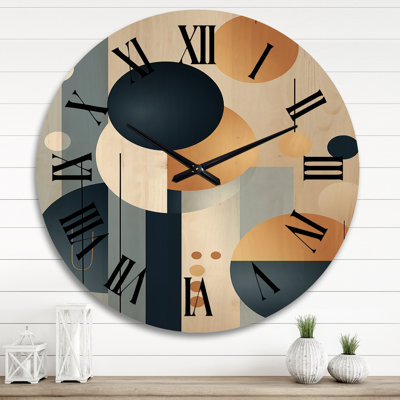 Horloge murale graphique