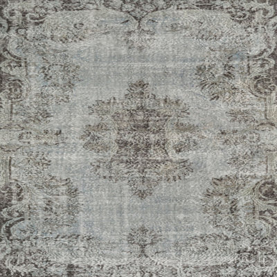Tapis traditionnel gris / gris fumée Plewak