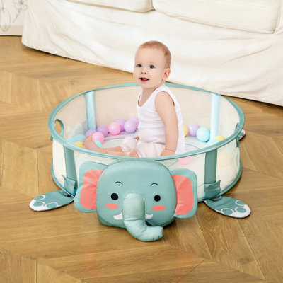 4-in-1 Baby Play Mat Baby Gym,tummy Time Mat For Floor Activity Gym Ball Pit Including 30 Balls With 5 Infant Learning Sensory Baby Toys For Newborn Toddler To Develop Motor Cognition Boy & Girl Spring Gifts