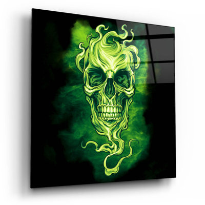 «Smoky Skull On» par Flyland Designs Print