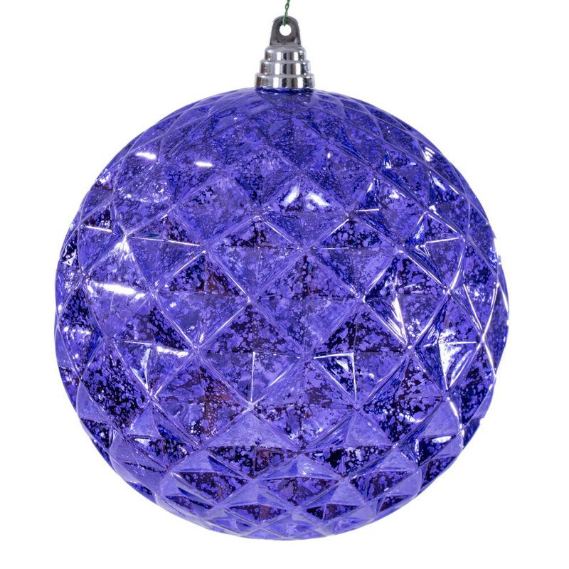 Ornement en diamant 8 po., Lavande