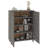 Hamar Shoe Cabinet 4-Tier Shoe Organizer Storage with Drawer Hall Cabinet-212048253