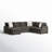 Azjah 123" Wide Right Hand Facing Sectional with Chaise-1271865847