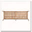 Ensemble de canapé de patio 5 pièces en bois d'acacia