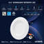 Luxrite 5/6" LED Recessed Light, 17W=90W, 1500 Lumens, 5CCT, Dimmable, Wet Rated, Baffle 16 Pack