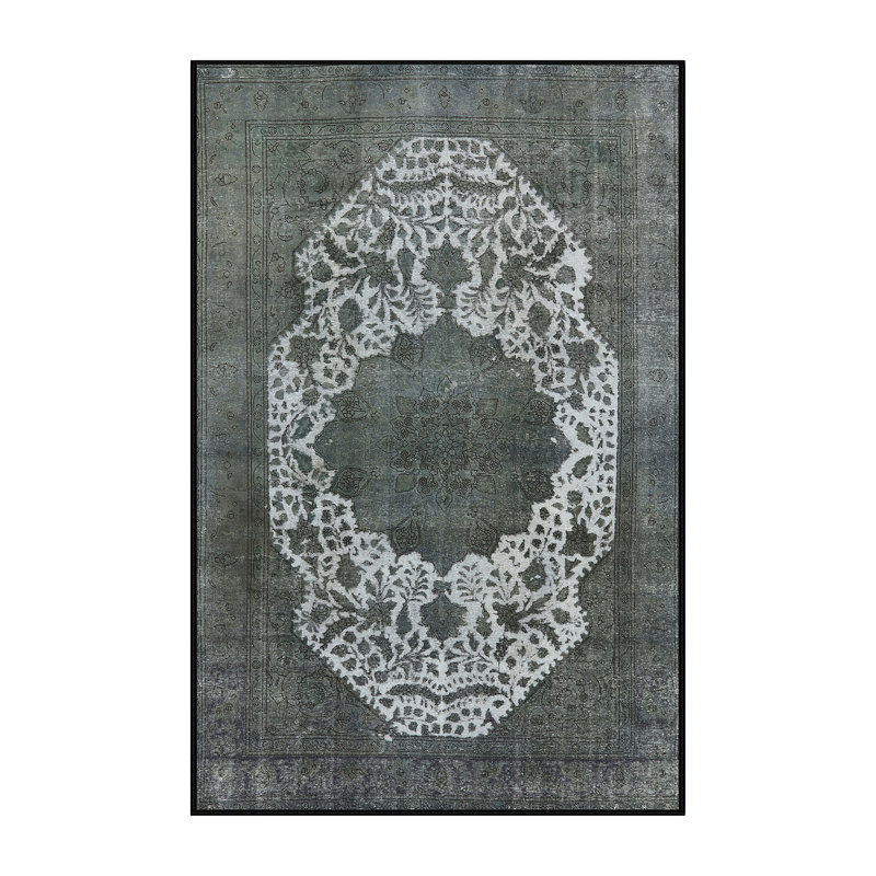 Tapis oriental gris Howells, Rectangle 8 pi x 10 pi
