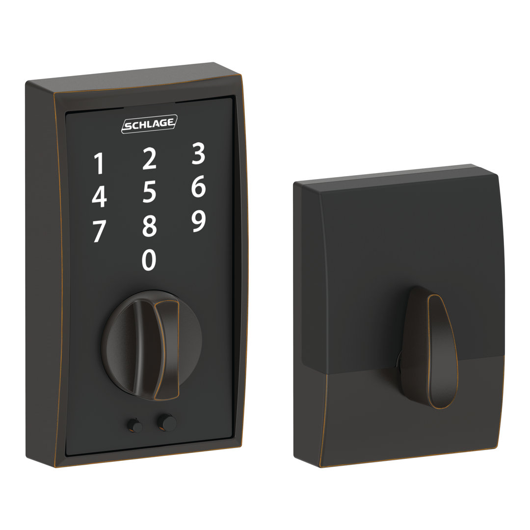 Schlage Touch Keyless Touchscreen Deadbolt with Century Trim Schlage 