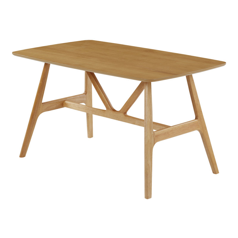 Chantilly Solid Wood Base Dining Table, Oak