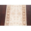 Tapis de couloir ivoire en laine noué à la main de conception unique 2 pi 6 po x 9 pi 9 po Lucie-Lou