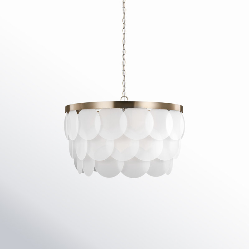 Ainsley 8 - Light Dimmable Tiered Chandelier, Satin Bronze, Not Energy Star, No