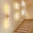23.62" Rechargeable Wireless Wall Sconce Set of 2, 360° Rotatable Gold Wall Light with Remote & Touch Control for Bedroom Living Room Hallway-1291732463
