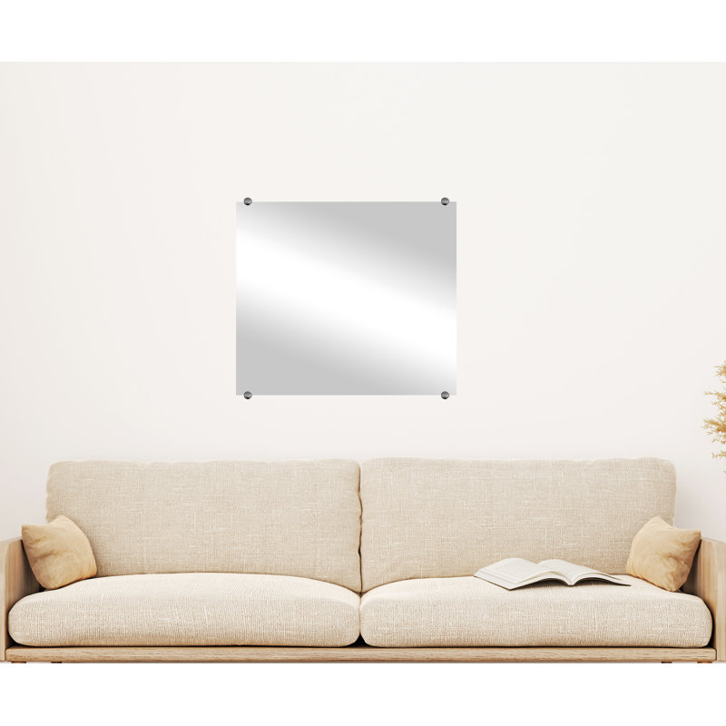 Cheston Flat Wall Mirror, 24" x 24"