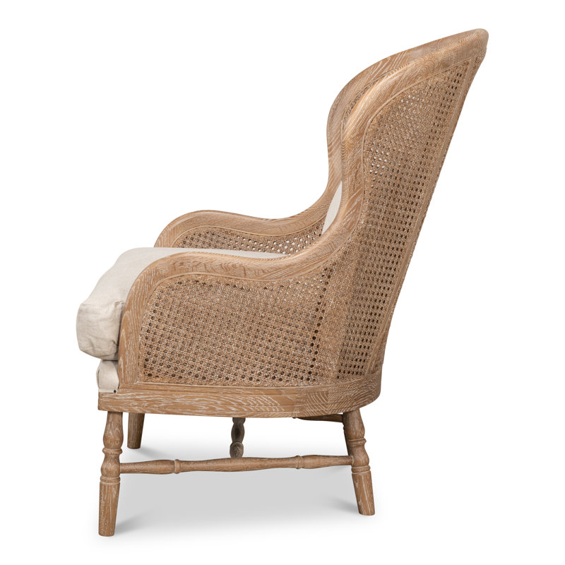 Randolph Linen Wingback Chair