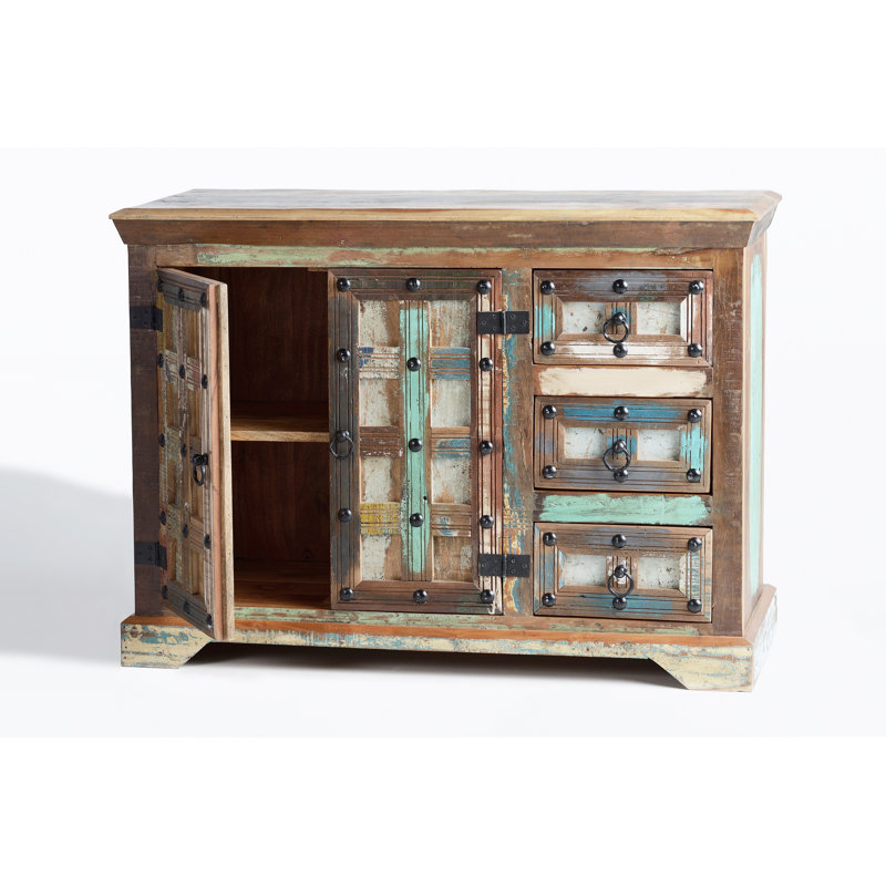 Croom 110cm Solid Wood Sideboard