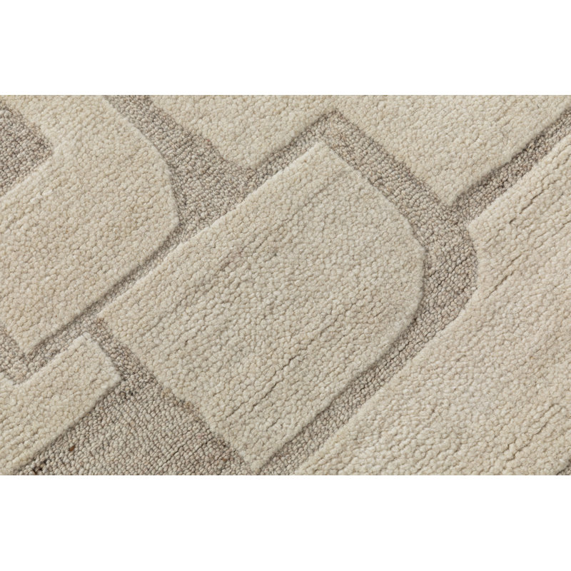 Tapis en laine touffeté à la main Lira, Rectangulaire 2 pi x 3 pi