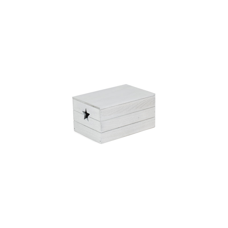 Freebourne Star Cut Out Organiser Box, 16cm H x 30cm W x 20cm D