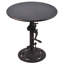 Table de bout Industrial Retro Table d'appoint Mécanique antique DIY Manivelle à hauteur ajustable-217115047