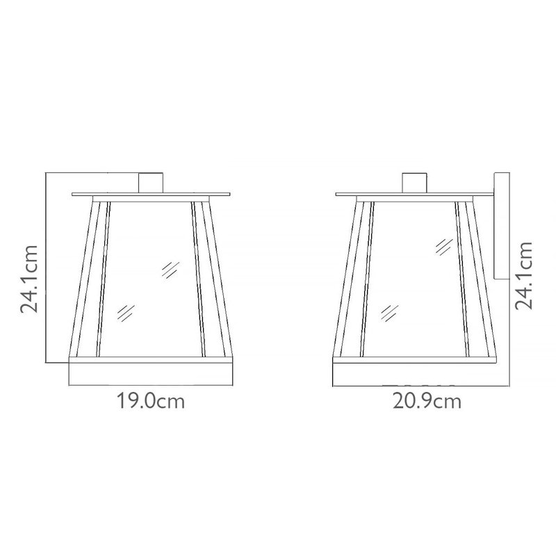 Aadyan Outdoor Wall Lantern, Small
