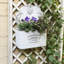 Jardinière murale vintage en métal pour plantes d'intérieur/d'extérieur, jardinière de style champêtre pour plantes et fleurs artificielles, décoration d'automne-214017577