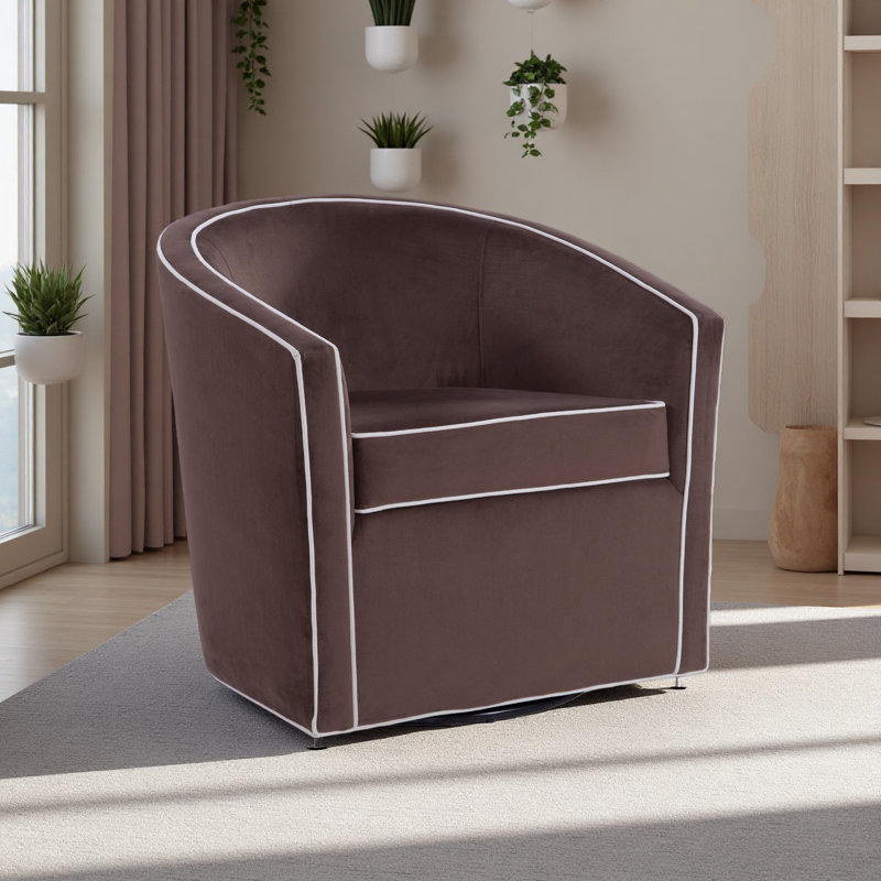 Chaise pivotante, Brun