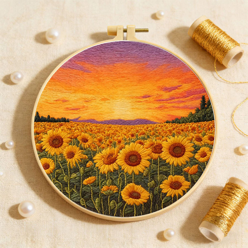 Sunflower Sea Embroidery Kit