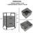 Fabric Storage Cabinet with 2 Drawers & Shelf, Filing Cabinet with Wheels-2090720647
