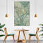 Banana Leaf Lines - 3 pièces sur toile tendue-1491979287