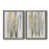 Toile avec cadre gris
