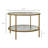 Bupe Glass Top Single Coffee Table-1352929654-1352929651