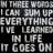 «In Three Words I Can Sum up All I Apprend in Life - It Goes on», reproduction d'art textuel sur toile tendue-17314653