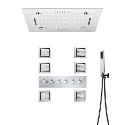 Thermostatic All-In-One Kit with Rough in-Valve