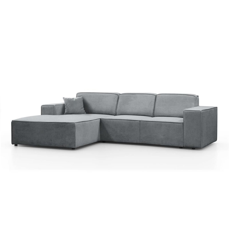Avionna 4 Seater Sofa & Chaise, Left Hand Facing, Gray