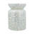 14x14x20" Round Accent Table with White Capiz Shell Design