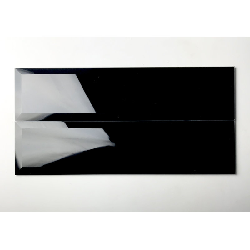 Carrelage mural décoratif de cuisine et de salle de bain en verre de qualité diamanté givré 3 po x 12 po Frosted Elegance