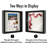 Sturdevant Shadow Box Frame Composite Wood with Glass for Hanging and Tabletop-90975831-70902499