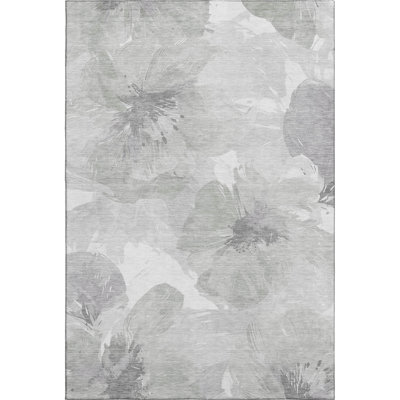 Premium Machine Washable Harjo AMF1554 Floral Rug