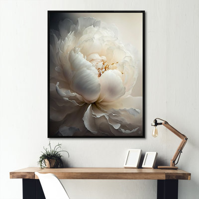 Pivoine fleur VII - pivoines, art mural