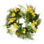 Fern Wreath Adorned With Hydrangeas And Begonias