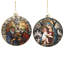 Iconic Nativity Ornament - 4 Inches Set Of 12