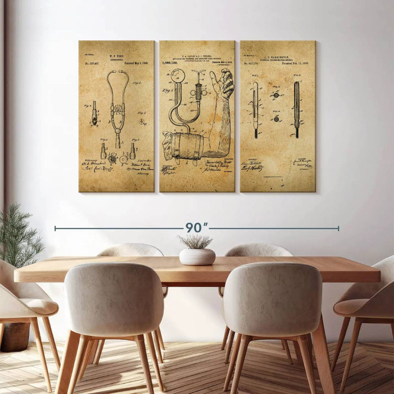 «Doctor Compilation», brevet sur plusieurs pièces, H 74 po x l 48 po x P 1,25 po