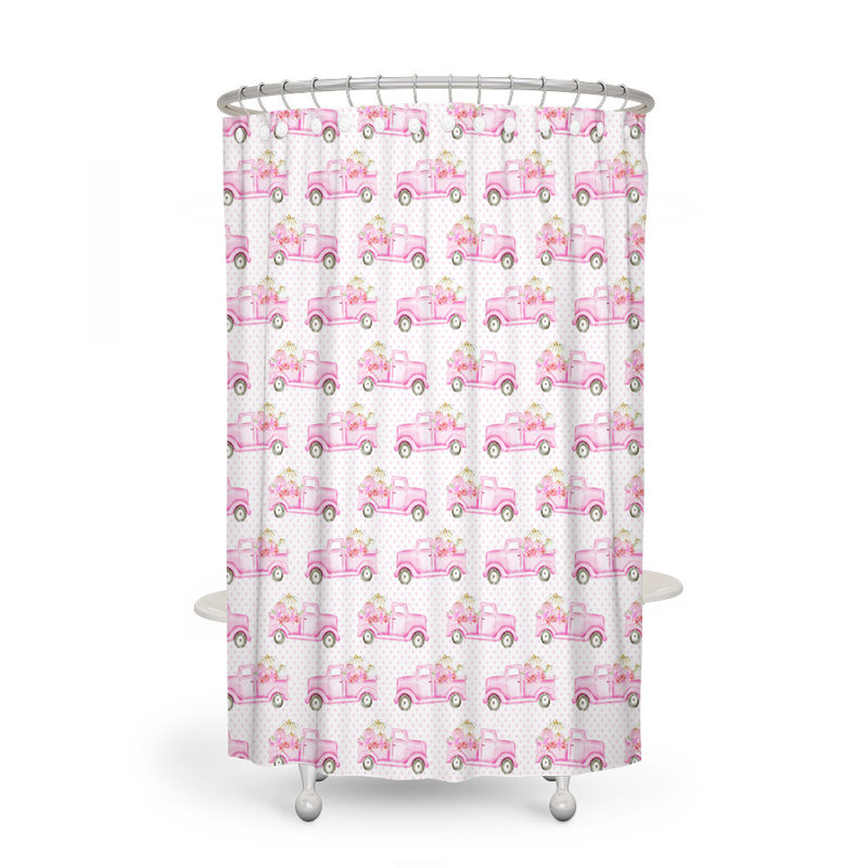 Rideau de douche simple East Clevedon, H 72 po x l 70 po