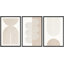 "Mid-Century Modern Boho" Duotone Beige Abstract Lines-73227860-119460496