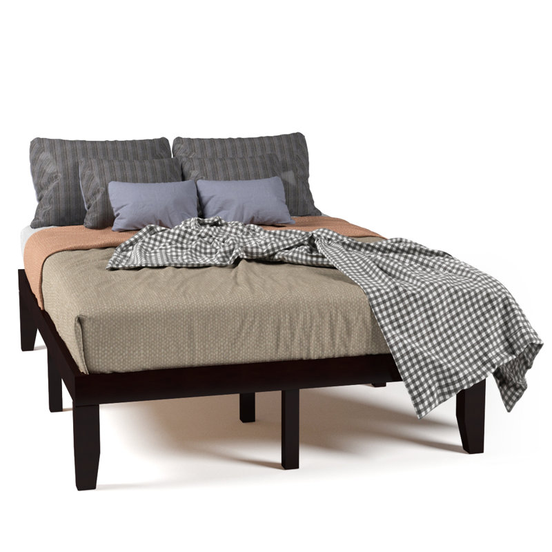 Lit plateforme double 14 po Pastora, Espresso