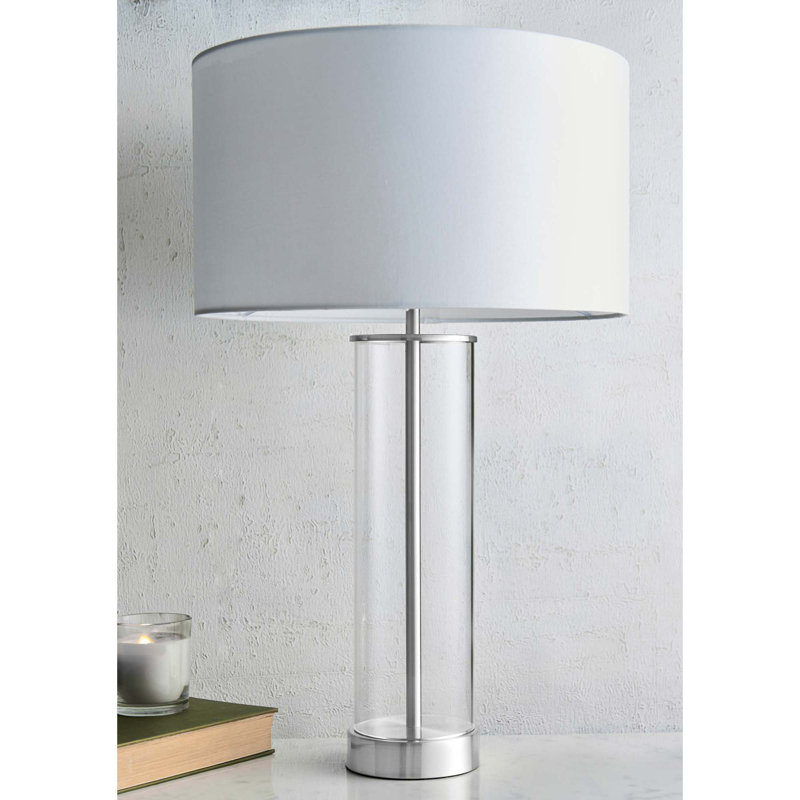 Harkeem Table Lamp, Silver