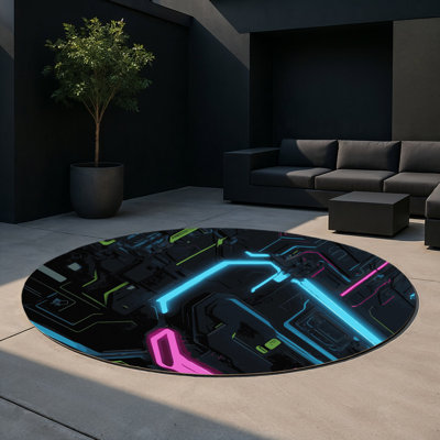 Tapis intérieur et extérieur Warp Cascade